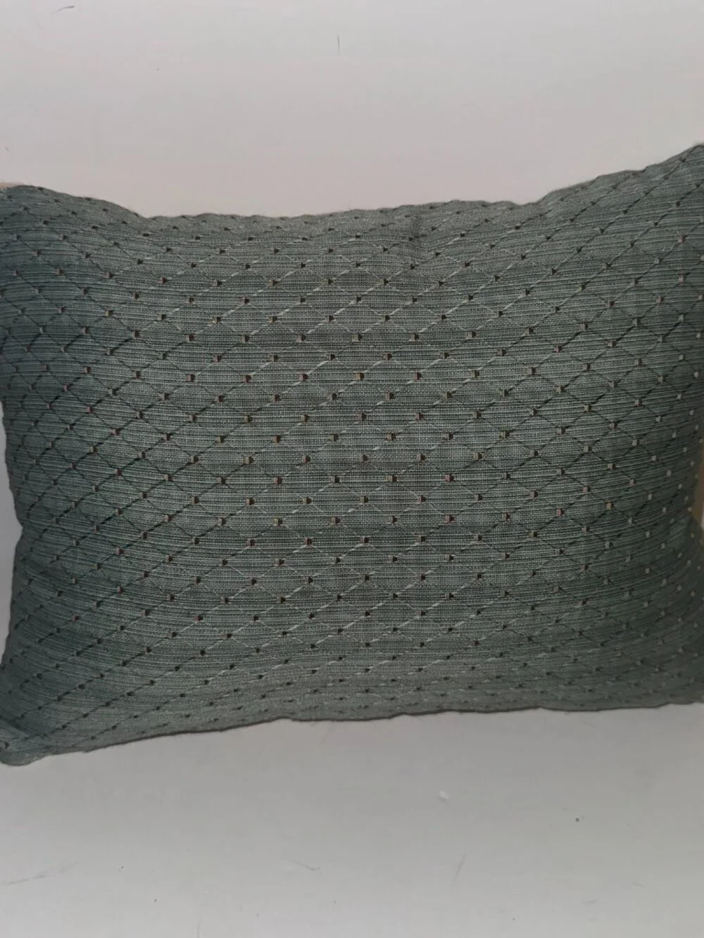 VTG handcrafted Needlepoint Pillow Apples on a Branch Rectangle 13
